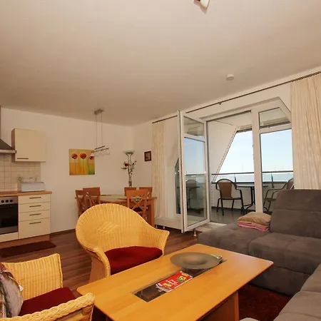 Hafennahe Mit Balkon Und Meerblick - Hafenhaeuser Wiek 17 Appartement